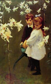 Garden,Study of the Vickers Children